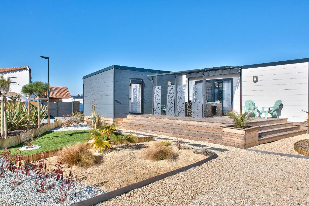 Joli Chalet Pour 6 - Domaine Avec Piscine Brétignolles-sur-Mer Dış mekan fotoğraf