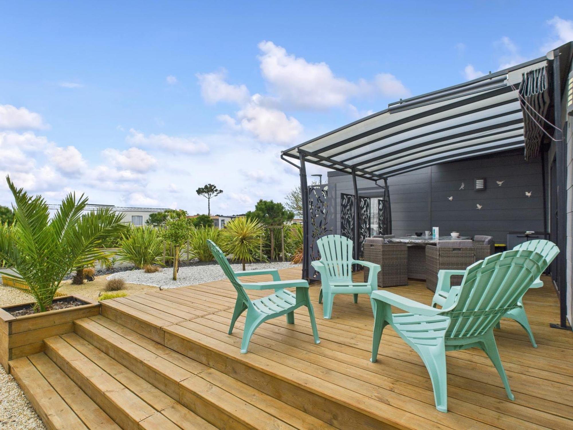 Joli Chalet Pour 6 - Domaine Avec Piscine Brétignolles-sur-Mer Dış mekan fotoğraf