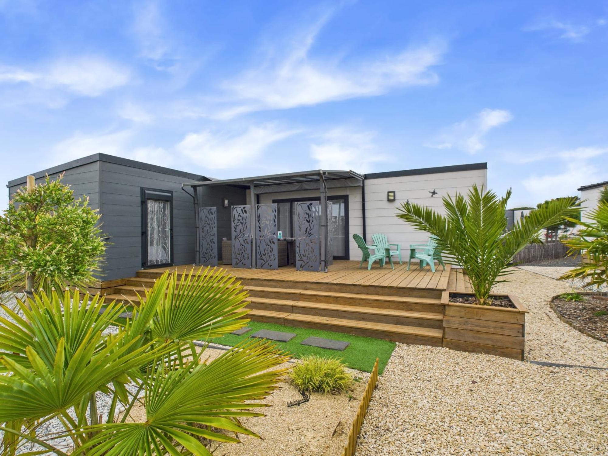 Joli Chalet Pour 6 - Domaine Avec Piscine Brétignolles-sur-Mer Dış mekan fotoğraf